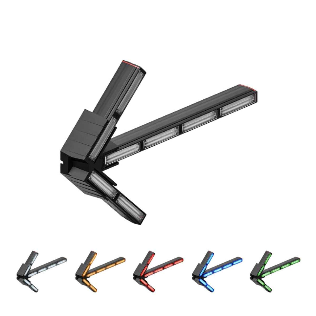 Black Feniex Quantum® 2.0 Split Arrow with color options displayed below on a white background