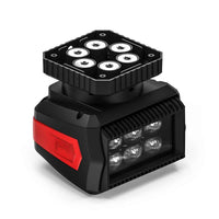 Feniex Remote Spot Black and red LED light on a white background