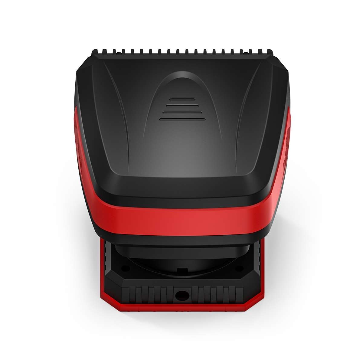 Black and red Feniex Remote Spot on a white background