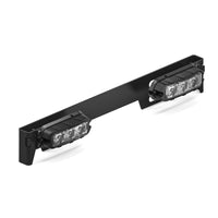 Black Feniex T3 LED light bar with lights on a white background