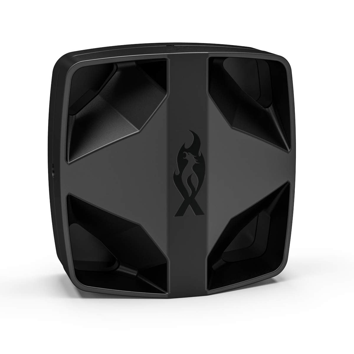 Black Feniex Vanguard 100W Speaker with a logo on a white background