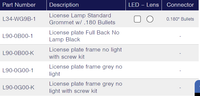 TecNiq L90 : License Plate Full Back No Lamp