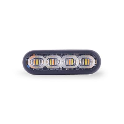 SoundOff mpower® 3" 3-wire Module w/ Quick Mount, for use with mpower Arrow Kit, SAE Class 1 & CA Title 13, 9-32 Vdc, Black Housing, 18 LED, Tricolor - Red/Blue/Amber