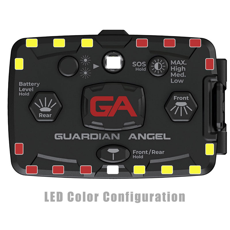 Guardian Angel ELT-RY/RY Elite Red/Yellow, Red/Yellow Wearable Safety Light