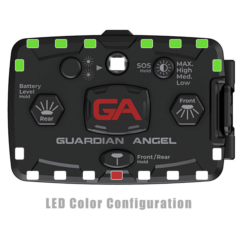 Guardian Angel ELT-W/G Elite White/Green Wearable Safety Light