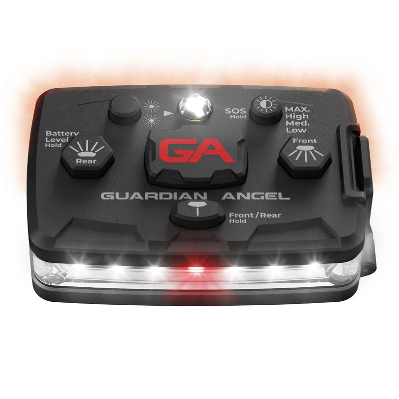 Guardian Angel ELT-W/O Elite White/Orange Wearable Safety Light