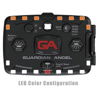 Guardian Angel ELT-W/O Elite White/Orange Wearable Safety Light