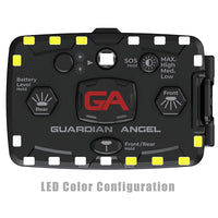 Guardian Angel ELT-WY/WY Elite White/Yellow, White/Yellow Wearable Safety Light Part Number: ELT-WY/WY