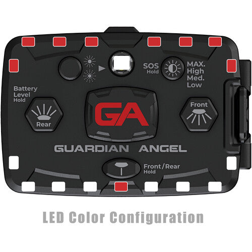 Guardian Elite Series Red/White Wearable Safety Light