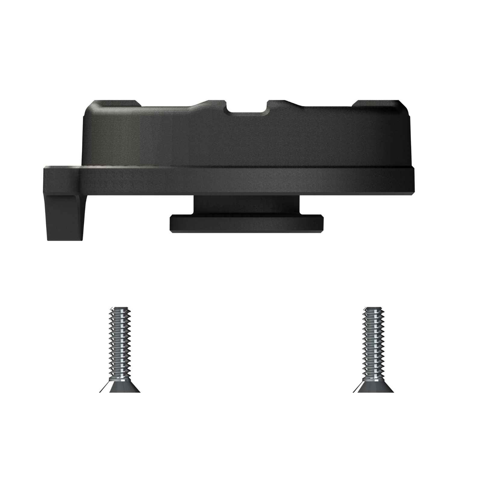 Guardian Angel - Fire Helmet Mount with two screws on a white background