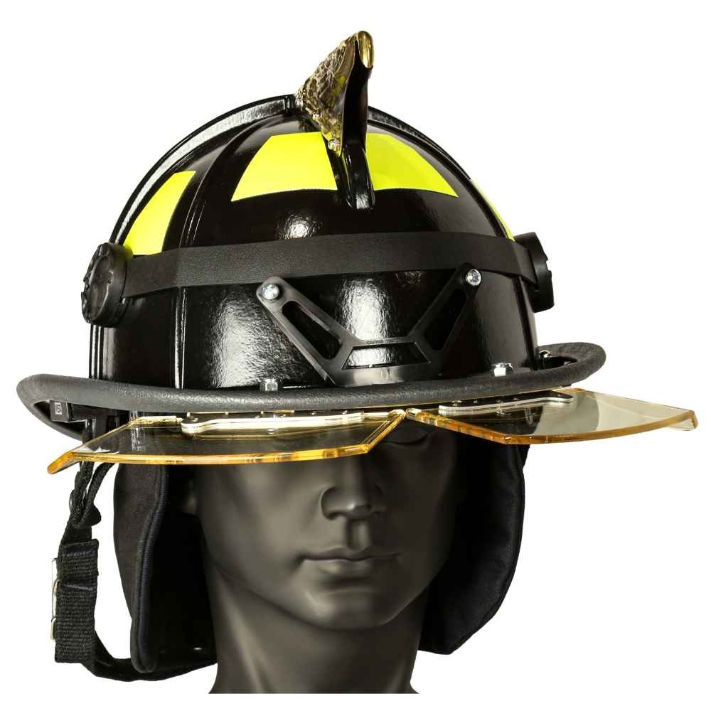 Guardian Angel Magnetic Hard Hat Strap Mount Black hard hat