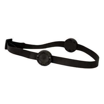 Guardian Angel Magnetic Hard Hat Strap Mount with safety light attached to helmet for hands-free, stable, and secure visibility.