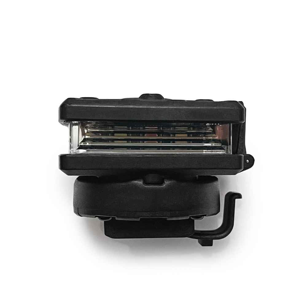 Black magnetic helmet rail mount LED  safety light