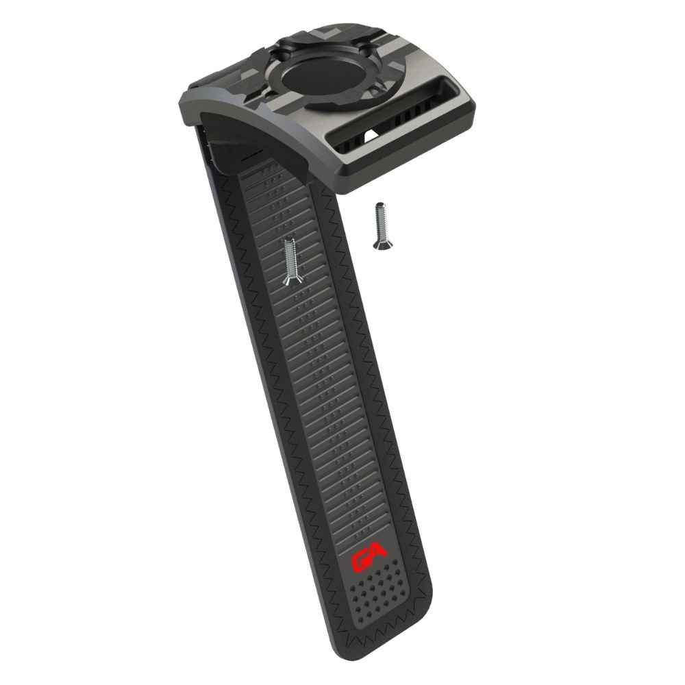 Guardian Angel Magnetic Rubber Bike/Rail Strap Mount gray color