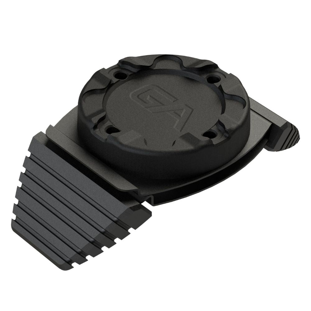 Black Guardian Angel Magnetic Stabilizer Clip Mount with a logo on a white background