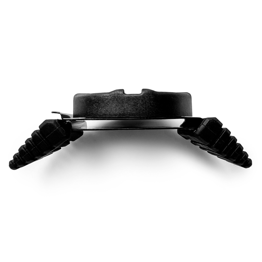 Guardian Angel Magnetic Stabilizer Clip Mount with safety light attached to strap or clothing for stable, hands-free visibility.