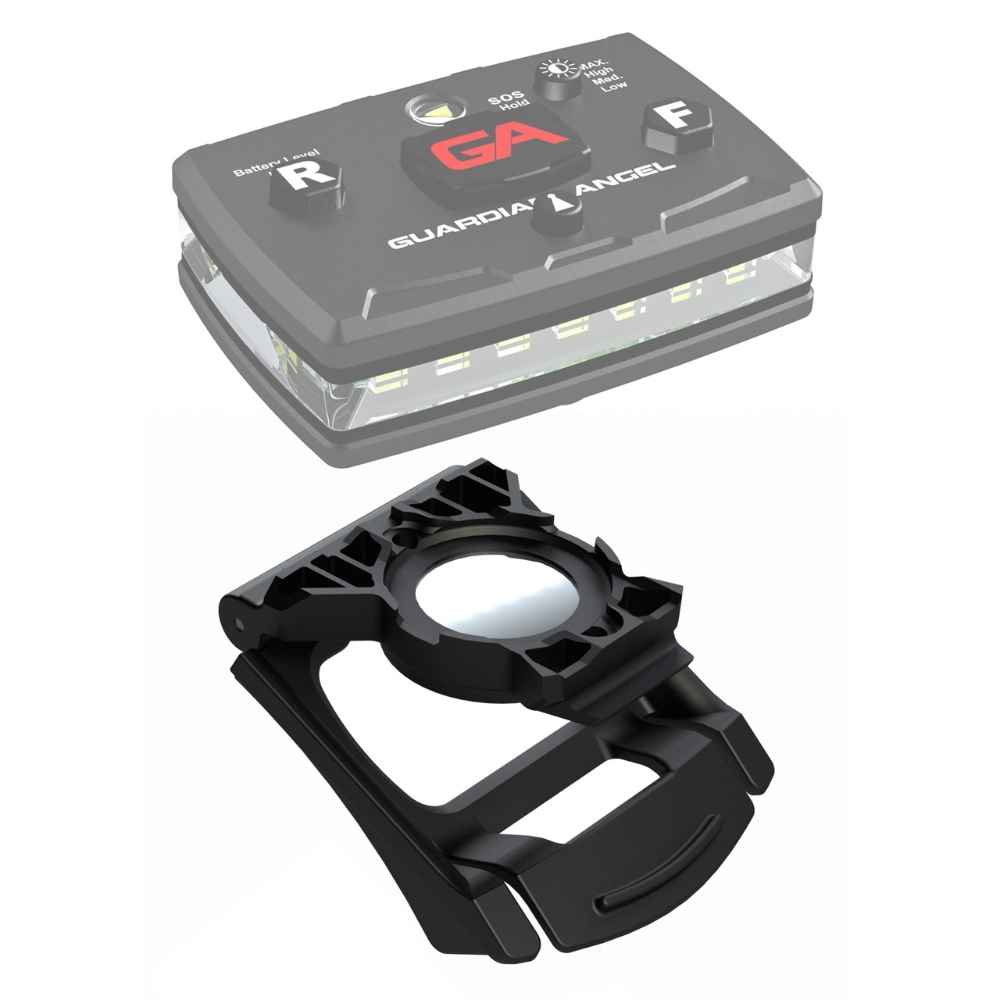 Guardian Angel Magnetic Strap/Epaulet Mount in black color