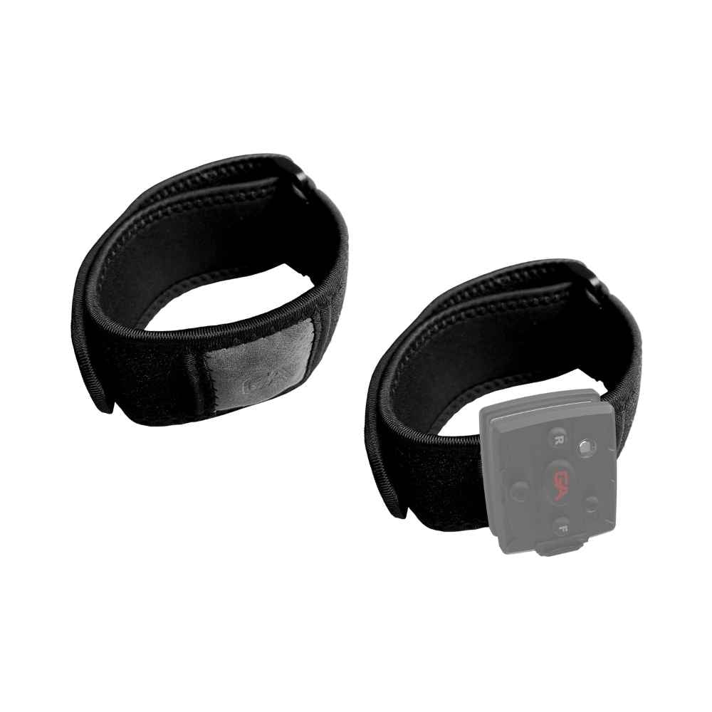 Guardian Angel Magnetic Strap Mount with safety light attached to wrist.