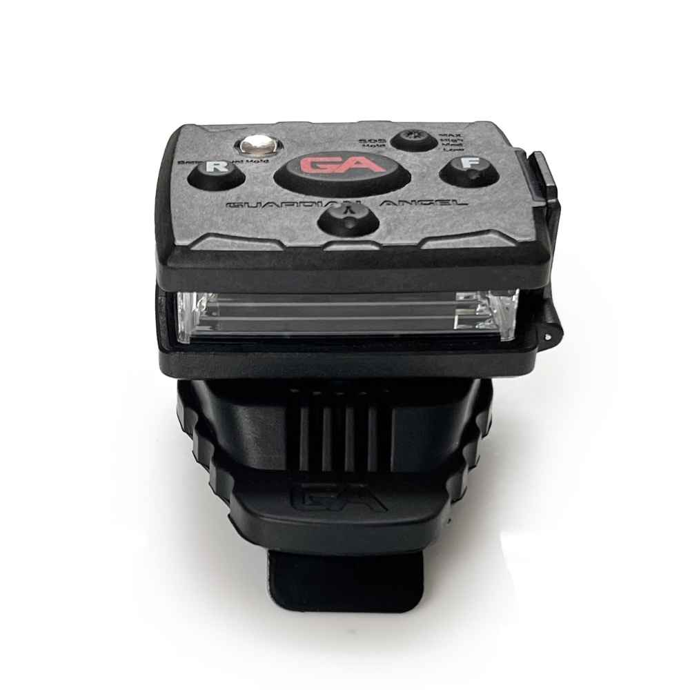 Guardian Angel Magnetic Universal Clip Mount LED light covered by black body