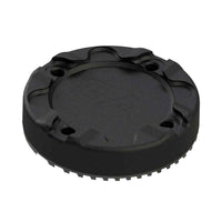 Magnetic Velcro clip mount with screw-in option for Guardian Angel safety light, mounted on gear and rail.