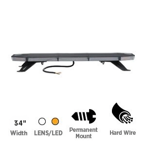 Opti-luxx LB5000 Series Homestead 34″ Clear/Amber Light Bar (CL-1) (Bracket Mount, 3-Wire Connection)