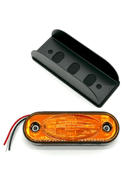 Opti-luxx 6" MID TURN MARKER LIGHT W/GUARD (INCLUDES GROMMET)