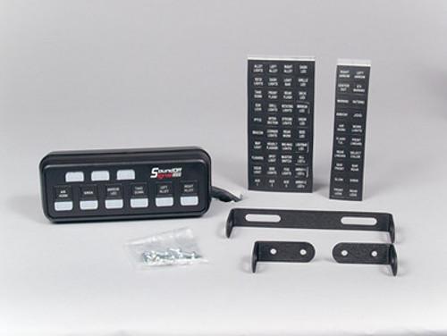 SoundOff Hardware Kit for 900 & 600 Series Switches - includes Legends, Wire Ties, Plug & SoundOff Signal Spade Terminals (for use w/ #ETSP6F & #ETSP9F)