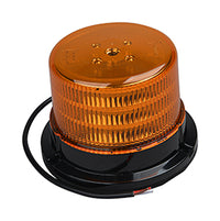 Opti-luxx 4000 Series Charlotte 6"D x 5"H Round Amber/Amber High Profile Beacon (3-Screw Mount, 3-Wire Connection)