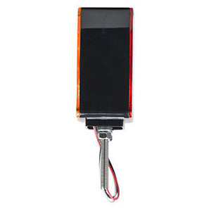 Opti-luxx 4.5" Square Amber/Red Right Curb Side Dual Face Turn/Park/Marker (Bolt Mount, 3-Wire Connection)