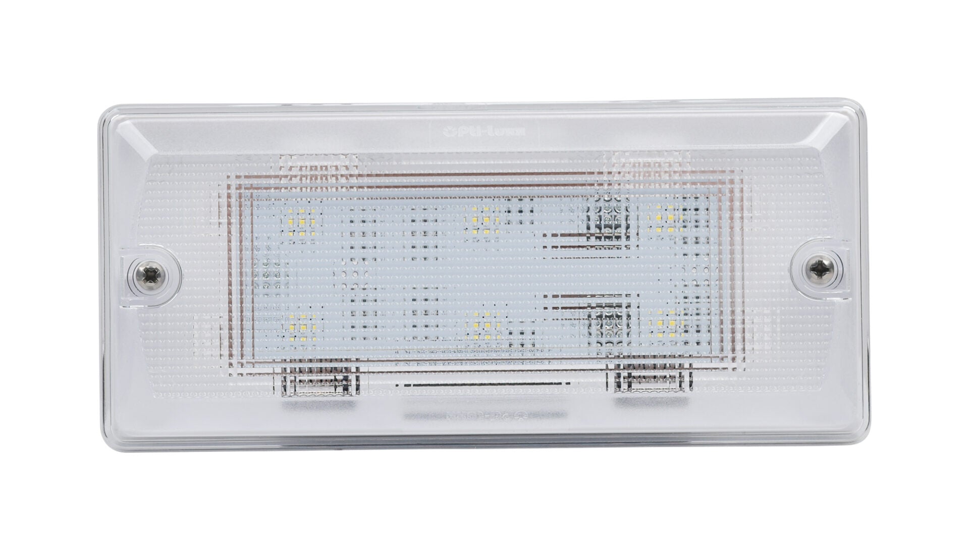 Opti-luxx 3″ x 7″ Rectangle White 12 LED / 180 Lumens Dome Light – White Bezel (Screw Mount, DELPHI 12047663 Connector)