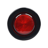 Opti-luxx 2" Round Red 200 Series Marker (Grommet Mount, PL-10 Connection)