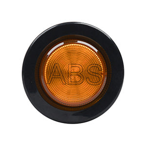 Opti-luxx 2" Round Amber 200 Series ABS Marker (Grommet Mount, PL-10 Connection)