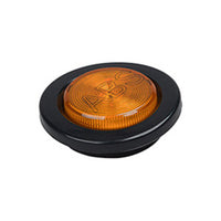 Opti-luxx 2" Round Amber 200 Series ABS Marker (Grommet Mount, PL-10 Connection)