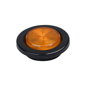 Opti-luxx 2" Round Amber 200 Series Marker (Grommet Mount, PL-10 Connection)