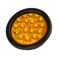 Opti-luxx 4" Round Amber Park/Turn (Grommet Mount, PL3 Connector)