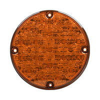 Opti-luxx 7" Round Amber Park/Turn (Screw Mount, 3-Wire Connection)