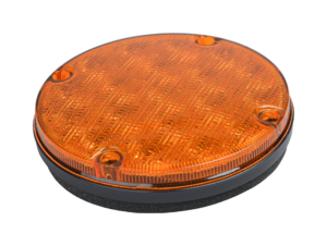 Opti-luxx 7" Round Amber Rear Turn (Screw Mount, 2-Wire Connection)