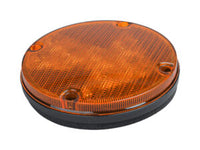 Opti-luxx 7" Round Amber Turn With Arrow (Screw Mount, 2-Wire Connection)