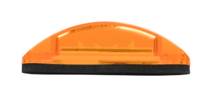 Opti-luxx 4" Oval Amber 120 Series Marker (Screw Mount, 2-Wire Connection)