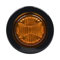 Opti-luxx 2" Round Amber 200 Series Marker (Grommet, 2-Wire Connection)