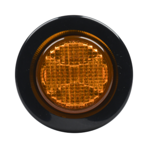 Opti-luxx 2" Round Amber 200 Series Marker (Grommet, 2-Wire Connection)