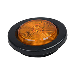 Opti-luxx 2.5" ABS Round Amber 250 Series Marker (Grommet Mount, PL-10 Connection)