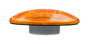 Opti-luxx 2.3" Oval Amber 210 Series Marker (Screw Mount, 2-Wire Connection)