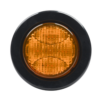 Opti-luxx 2.5" Round Amber 250 Series Marker (Grommet Mount, 2-Wire Connection)