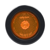 Opti-luxx 2.5" Round Amber 250 Series Marker (Grommet Mount, PL-10 Connection)