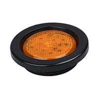 Opti-luxx 2.5" Round Amber 250 Series Marker (Grommet Mount, PL-10 Connection)