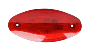 Opti-luxx 5" Oval Red 520 Series Marker (Screw Mount, 2-Wire Connection)