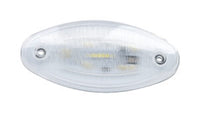 Opti-luxx 5" Oval White 520 Series Marker (Screw Mount, 2-Wire Connection)