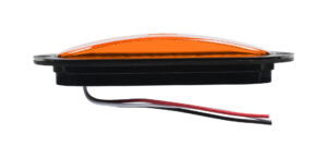 Opti-luxx 6" Oval Amber Park/Turn (Flange Mount, 3-Wire Connection)