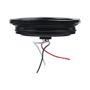 Opti-luxx 4" Round Red Stop/Tail/Turn (Grommet Mount, 24V Wire Connection)